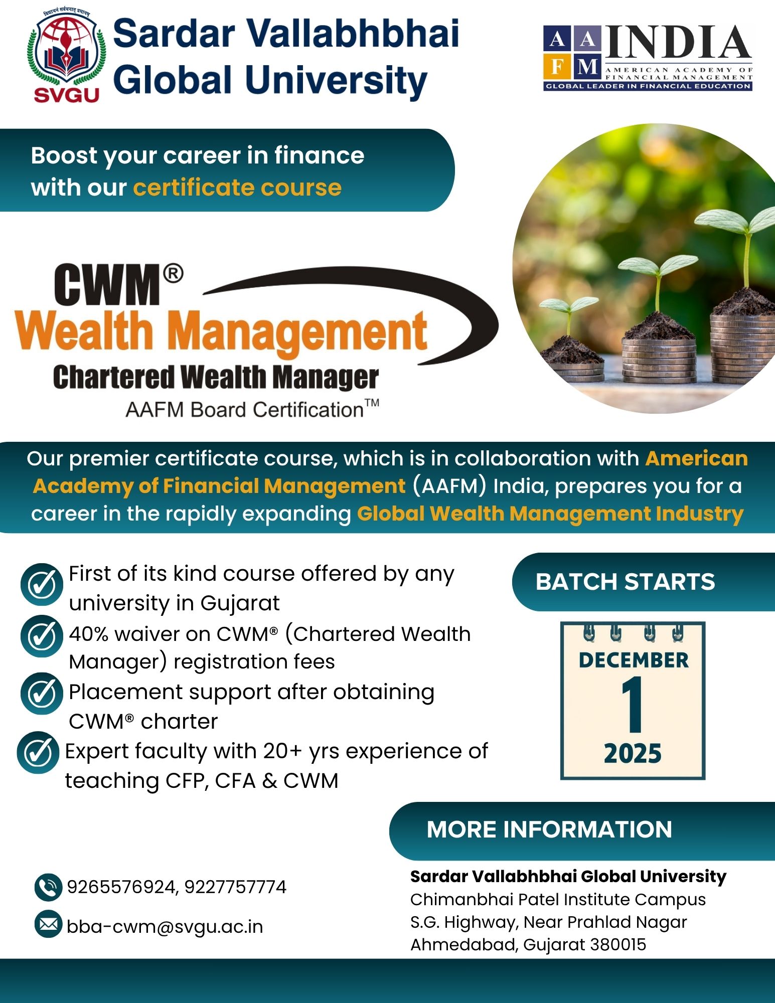 CWM Course Flyer